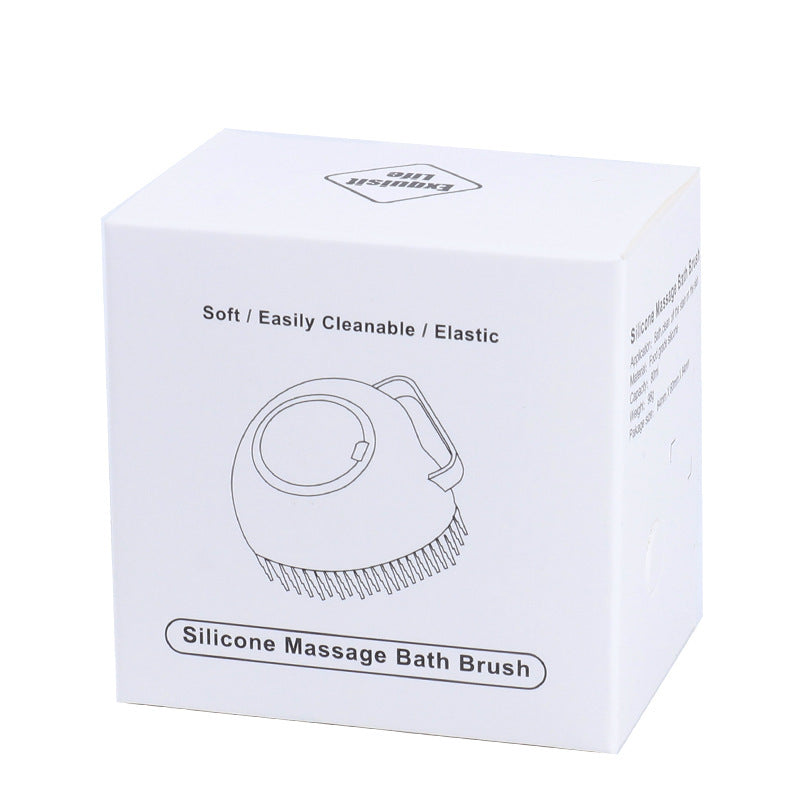 Silicone Bath & Deshedding Brush for Dogs & Cats