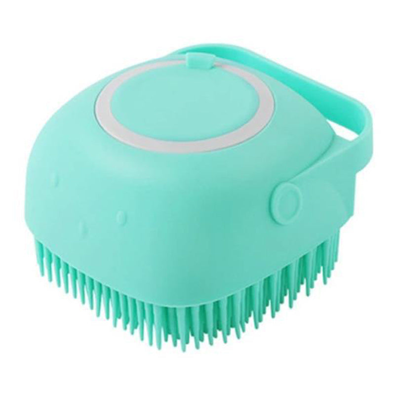Silicone Bath & Deshedding Brush for Dogs & Cats