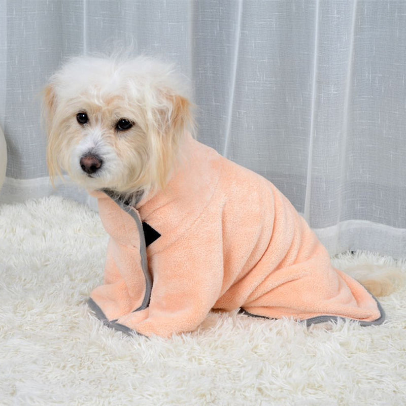 Microfiber Quick-Drying Pet Absorbent Towel - Dog Bathrobe and Bath Towel for Dogs and Cats
