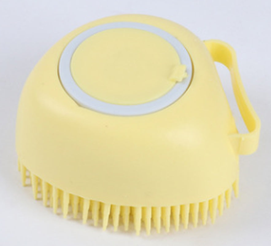 Silicone Bath & Deshedding Brush for Dogs & Cats